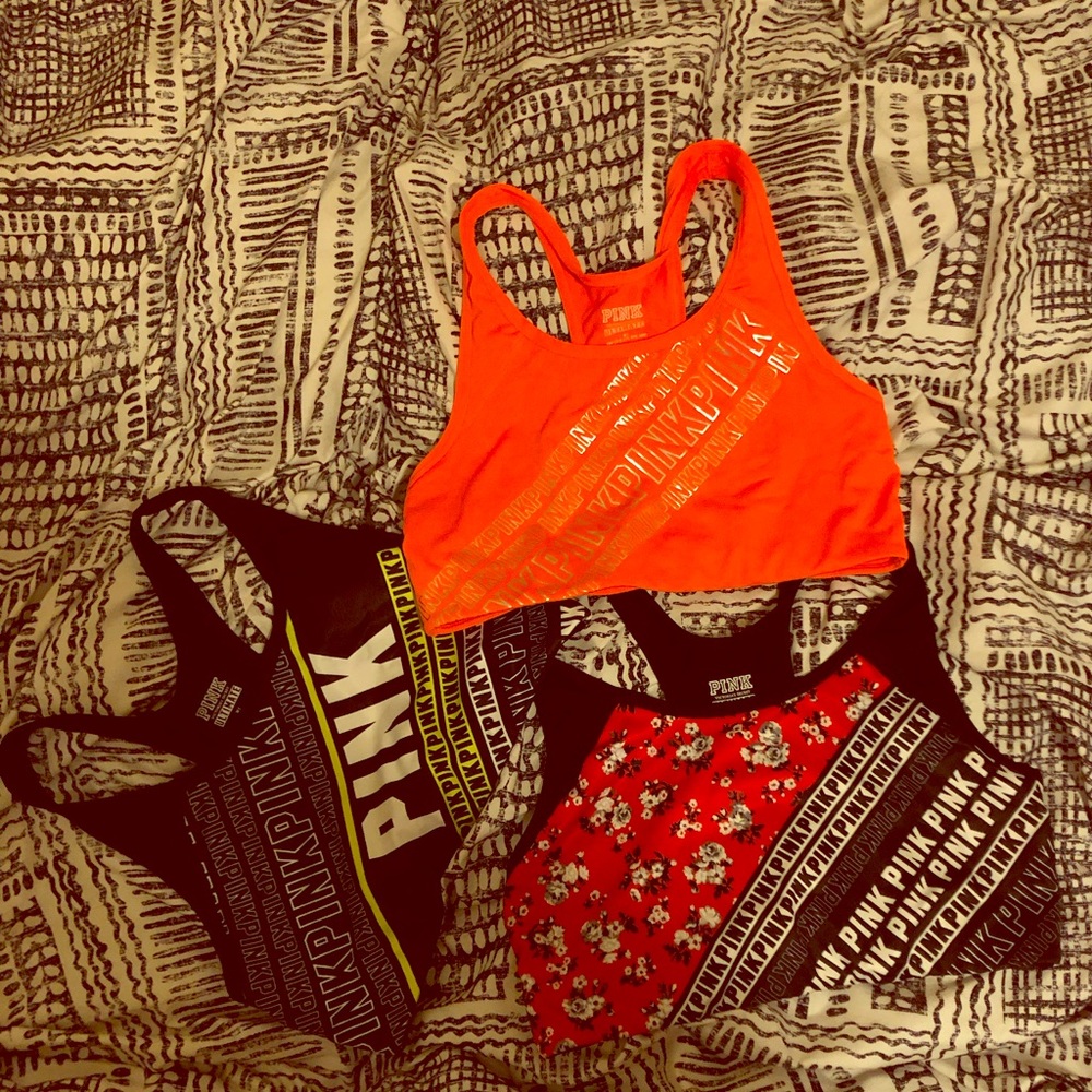 Bundle of 3 Pink Sports Bras